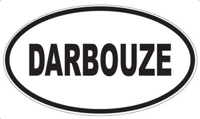 DARBOUZE - Oval Sticker