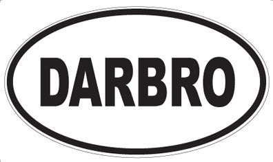 DARBRO - Oval Sticker