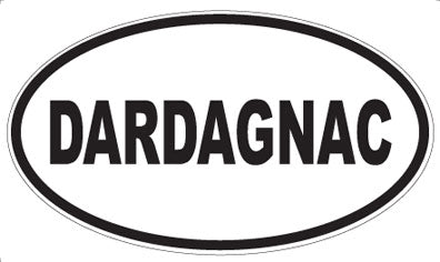 DARDAGNAC - Oval Sticker