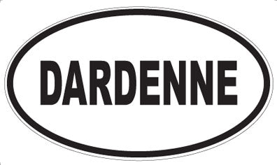 DARDENNE - Oval Sticker