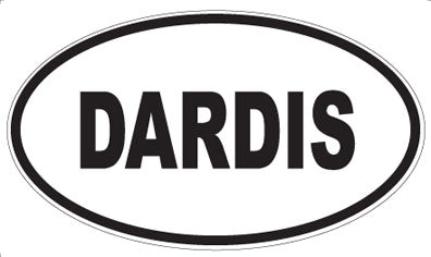 DARDIS - Oval Sticker