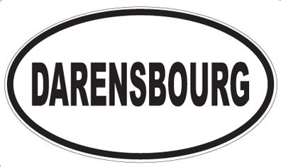 DARENSBOURG - Oval Sticker