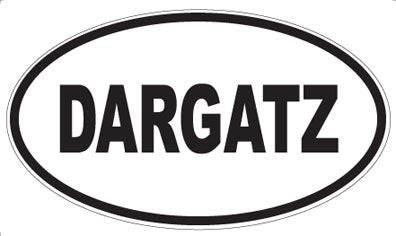 DARGATZ - Oval Sticker