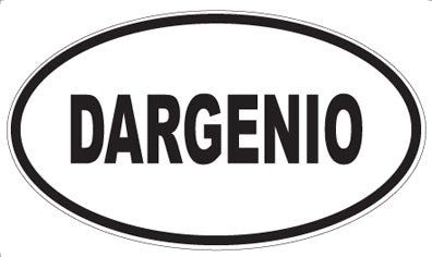 DARGENIO - Oval Sticker