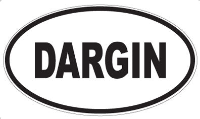 DARGIN - Oval Sticker