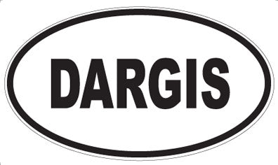 DARGIS - Oval Sticker