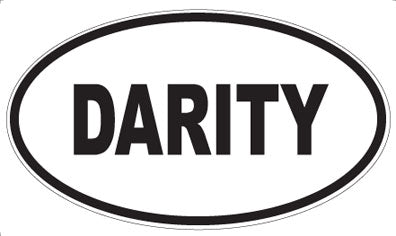 DARITY - Oval Sticker