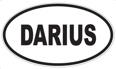DARIUS - Oval Sticker