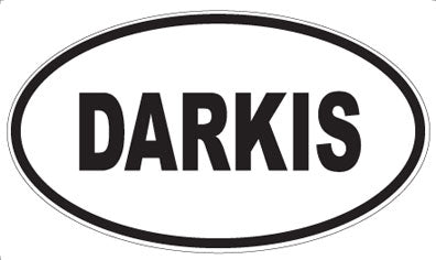 DARKIS - Oval Sticker