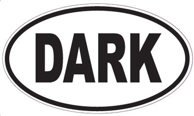 DARK - Oval Sticker