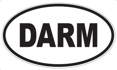 DARM - Oval Sticker