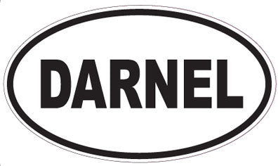 DARNEL - Oval Sticker