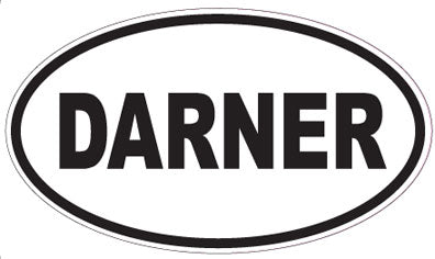 DARNER - Oval Sticker