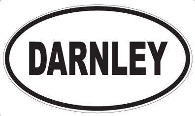 DARNLEY - Oval Sticker