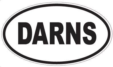 DARNS - Oval Sticker