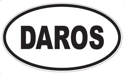DAROS - Oval Sticker