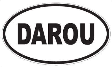 DAROU - Oval Sticker