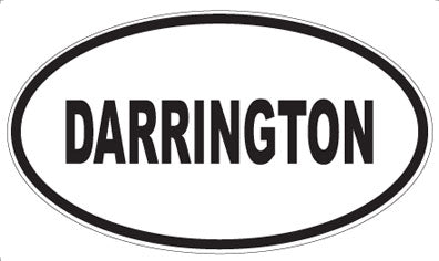 DARRINGTON - Oval Sticker