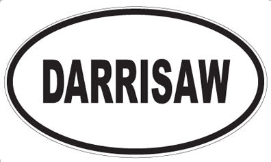 DARRISAW - Oval Sticker