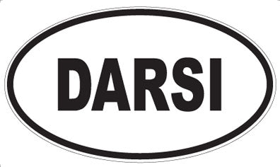 DARSI - Oval Sticker