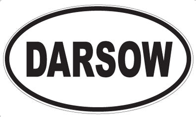 DARSOW - Oval Sticker