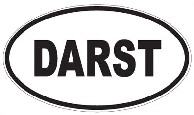 DARST - Oval Sticker