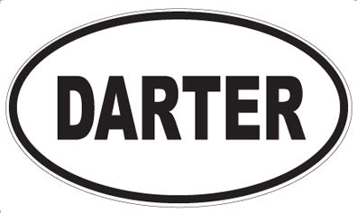 DARTER - Oval Magnet
