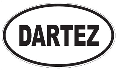DARTEZ - Oval Sticker