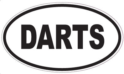 DARTS - Oval Magnet