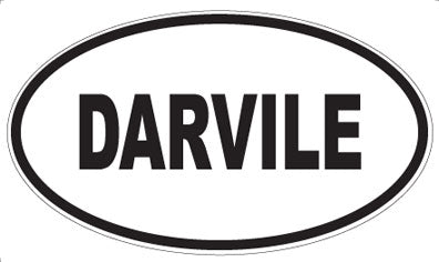 DARVILE - Oval Sticker