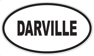 DARVILLE - Oval Sticker