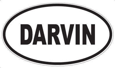 DARVIN - Oval Sticker