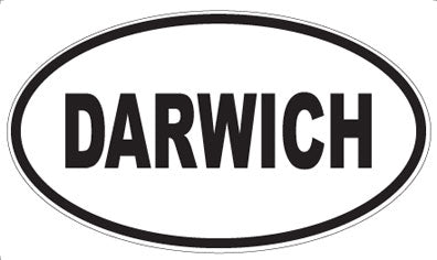 DARWICH - Oval Sticker