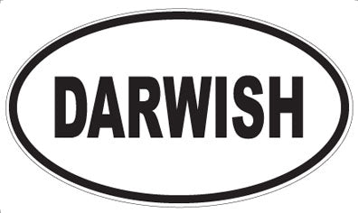 DARWISH - Oval Sticker