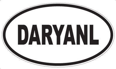 DARYANL - Oval Sticker