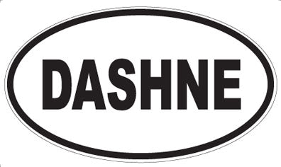 DASHNE - Oval Sticker