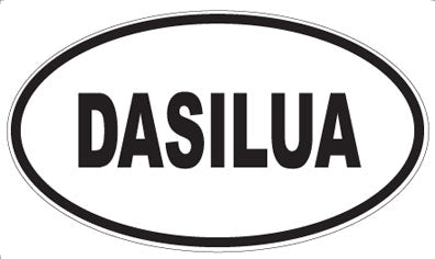 DASILUA - Oval Sticker