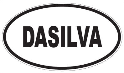 DASILVA - Oval Sticker