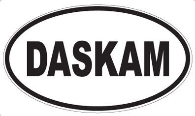 DASKAM - Oval Sticker