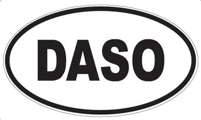 DASO - Oval Sticker