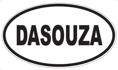 DASOUZA - Oval Sticker