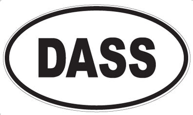 DASS - Oval Sticker