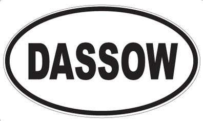 DASSOW - Oval Sticker