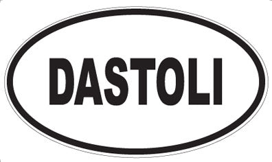 DASTOLI - Oval Sticker