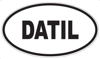 DATIL - Oval Sticker