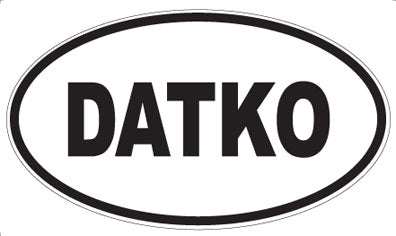 DATKO - Oval Sticker