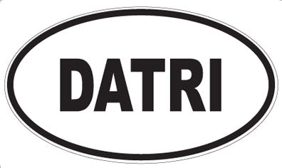 DATRI - Oval Sticker