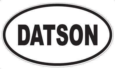 DATSON - Oval Sticker