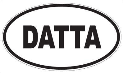 DATTA - Oval Sticker