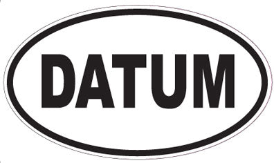 DATUM - Oval Magnet